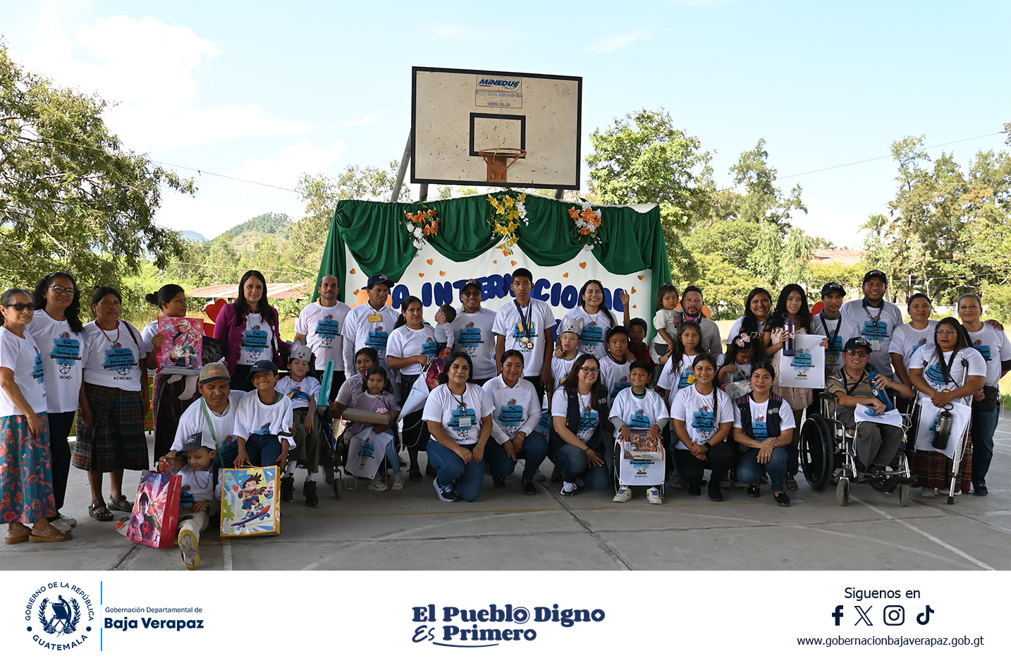 Conadi reitera el compromiso de la educación inclusiva en Baja Verapaz