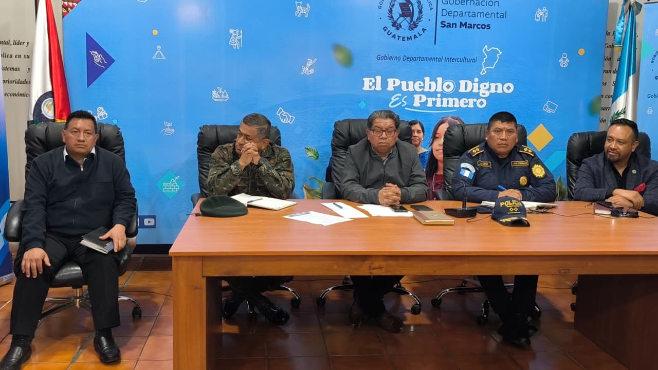 PNC y Ejército dan seguimiento a las acciones en materia de seguridad en San Marcos