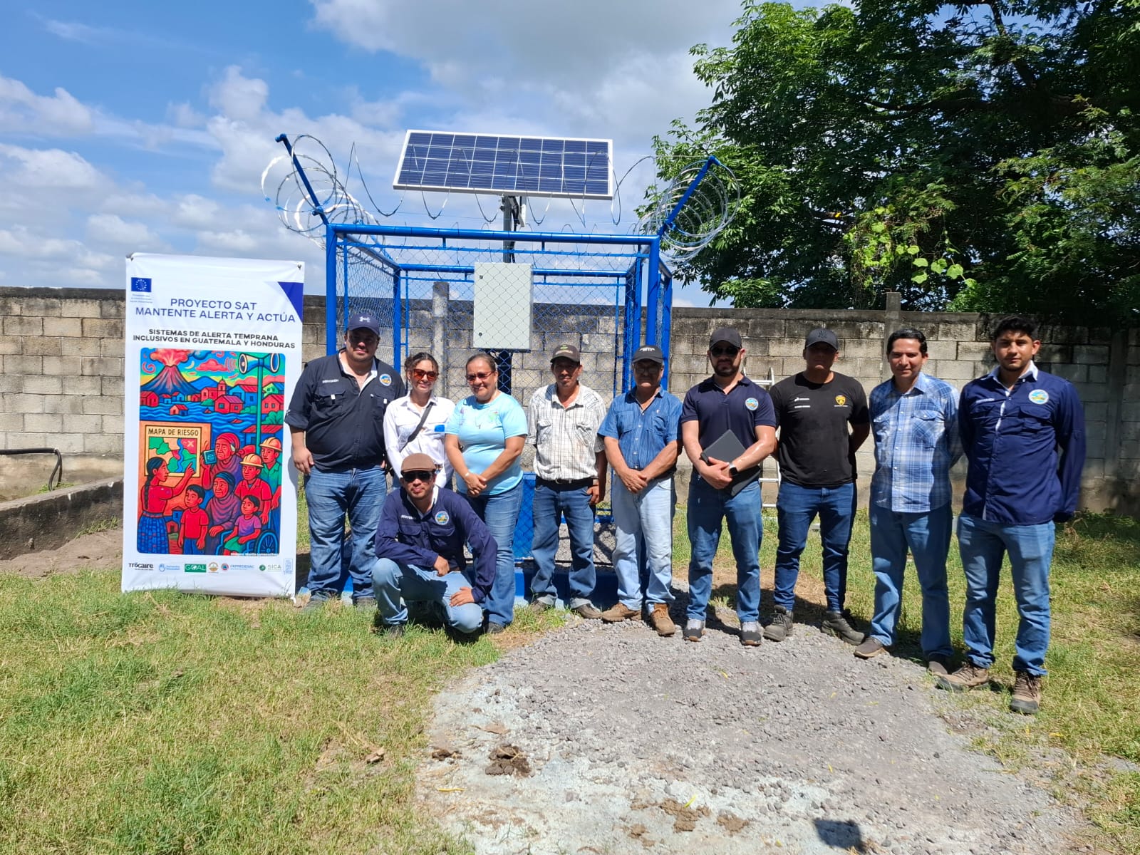 Fortalecen sistema de alerta temprana con nueva estación hidrológica en la cuenca del río Samalá