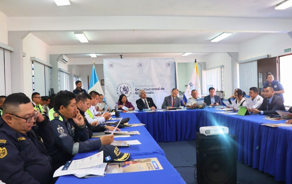 Mesa de Seguridad de Guatemala da seguimiento a las estadísticas sobre criminalidad