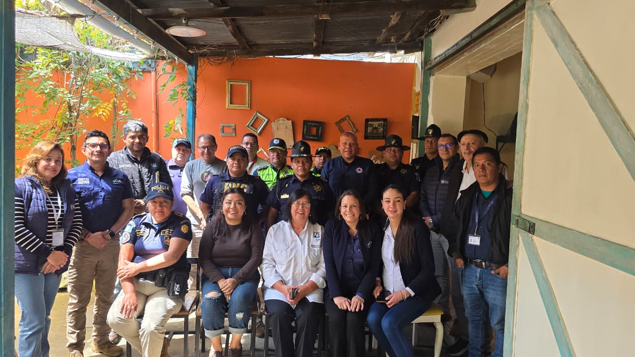 Coordinación interinstitucional en la Mesa de Seguridad Turística de Quetzaltenango
