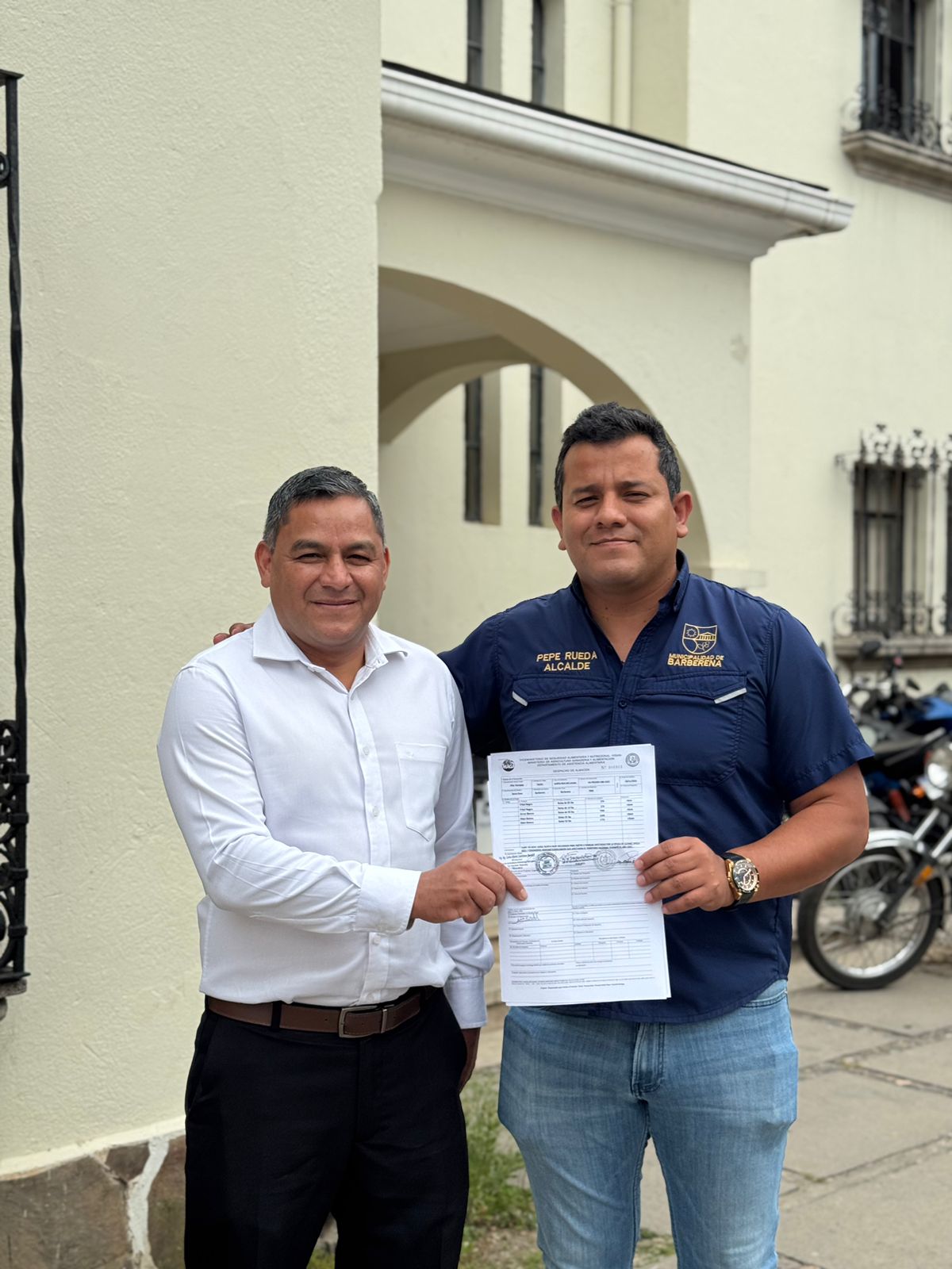 Gestionan 7 mil 900 raciones de alimentos a familias de Barberena, Santa Rosa