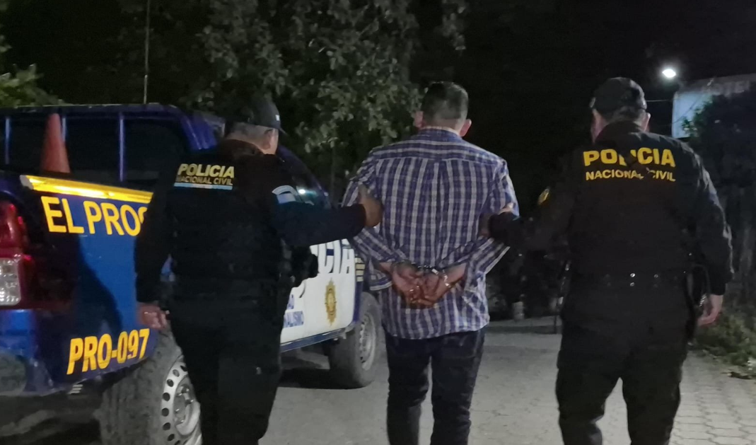 PNC captura a guardia del sistema penitenciario