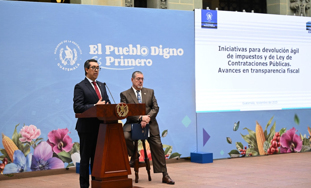 Minfin presenta iniciativa de ley para agilizar la devolución de impuestos