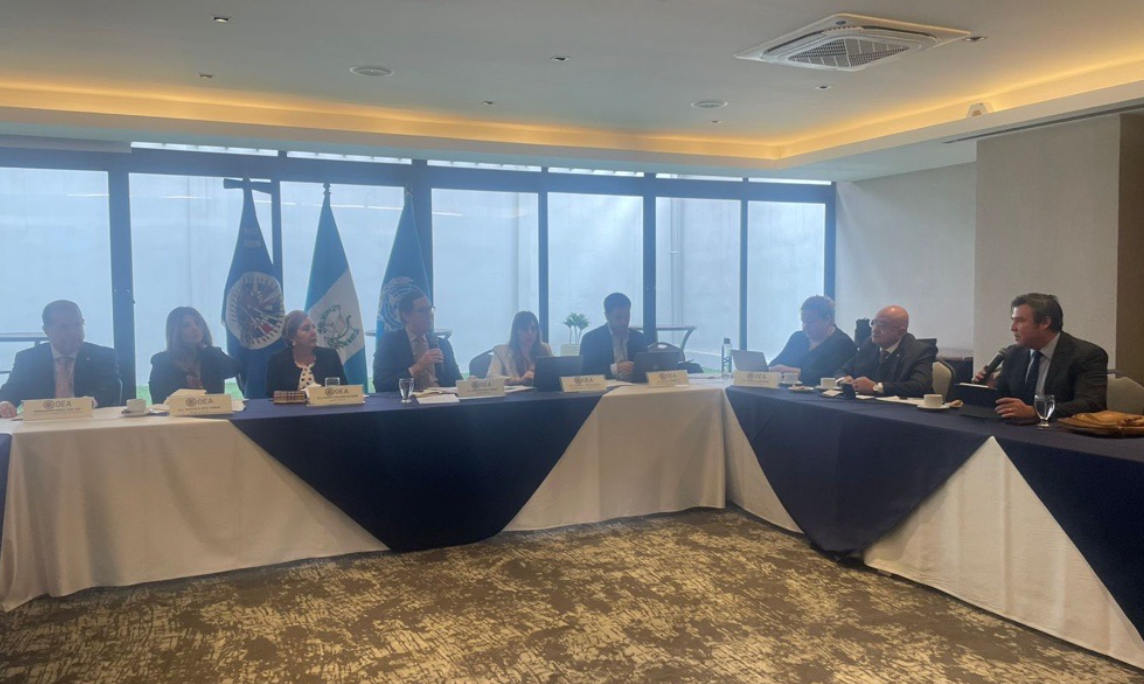 Misión de la OEA continúa labores con reuniones con diversos sectores./Foto: OEA.