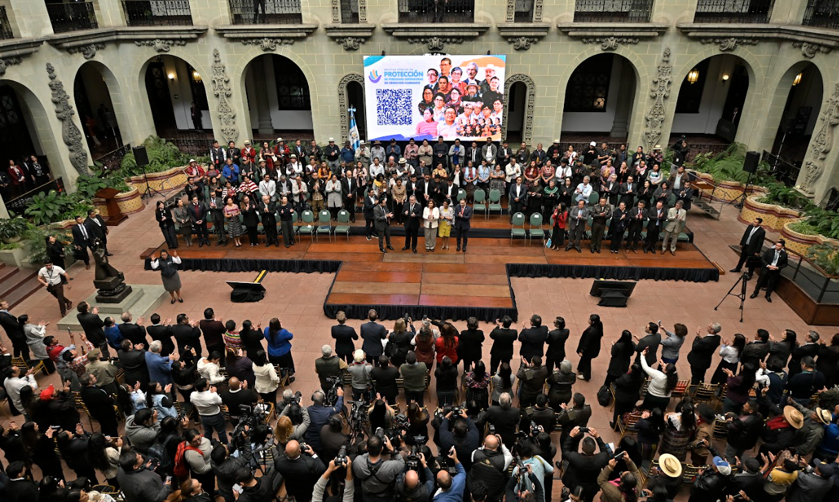 Guatemala lanza su Política Pública de Protección de Personas Defensoras de Derechos Humanos