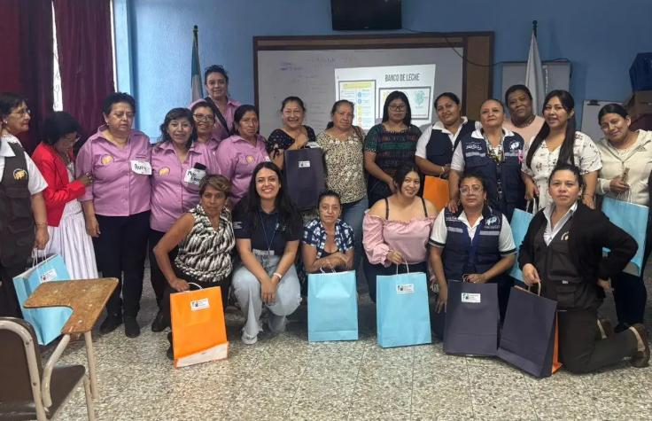 MSPAS refuerza conocimientos sobre lactancia materna. (Foto: MSPAS)