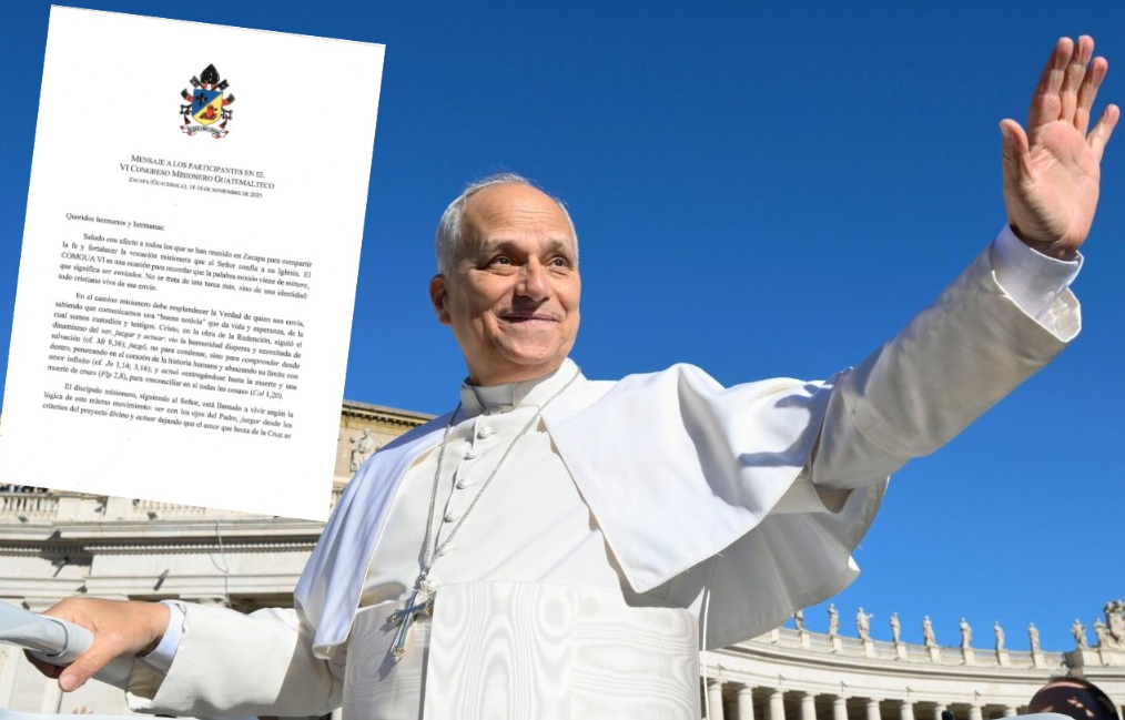 Papa León XIV envía mensaje a misioneros en Guatemala