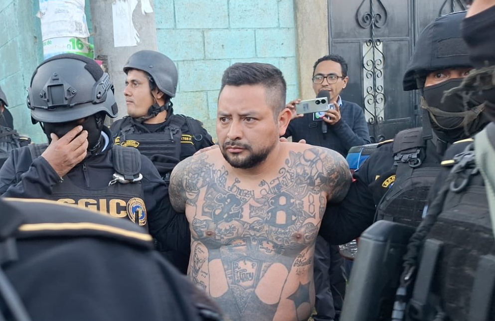 Ever Jonathan Sinay Dionicio, de 42 años, alias "Cartoon. / Foto: PNC.