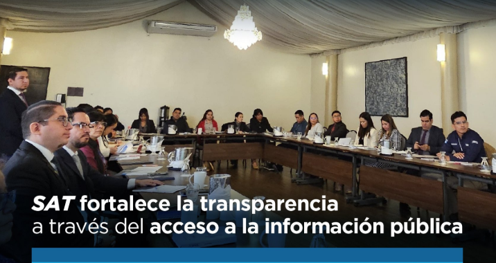 SAT fortalece la transparencia a través del acceso a la informacion pública. / Foto: SAT.
