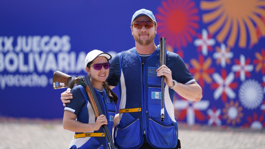 Padilla y Bermúdez visten de oro a Guatemala en los Juegos Bolivarianos 2025