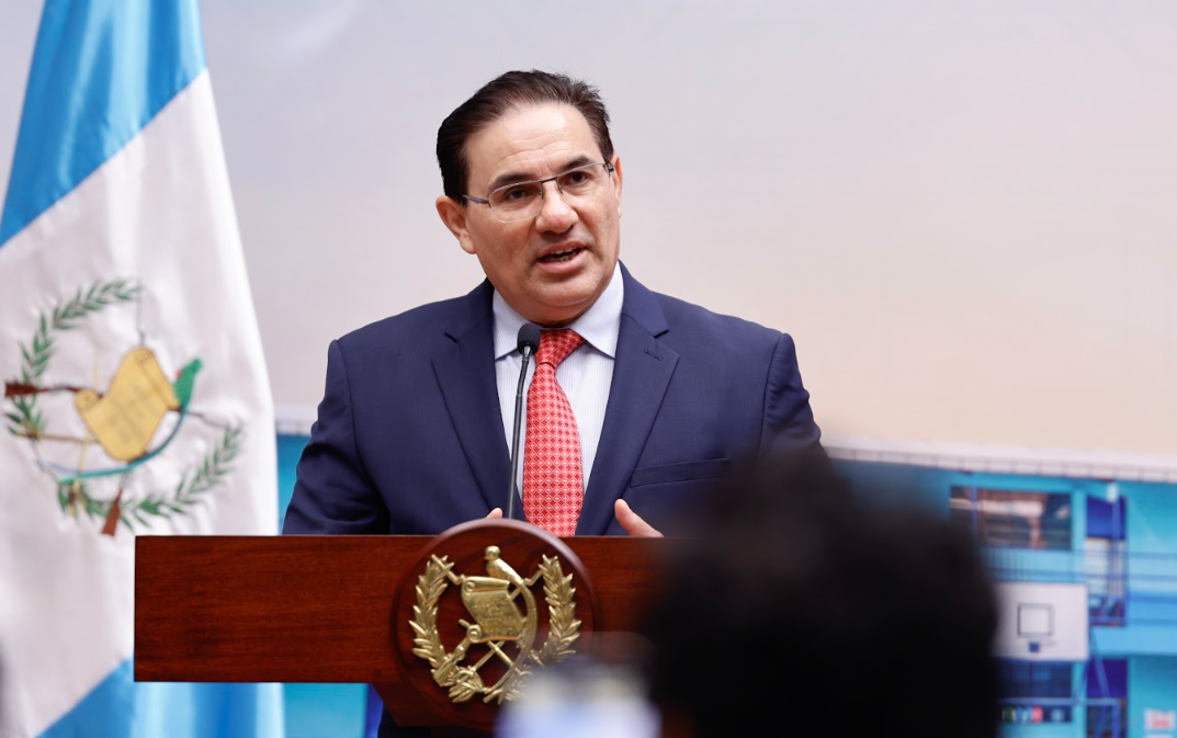 Ministro Villeda detalla plan de seguridad para fin de año./Foto: Analí Camey.