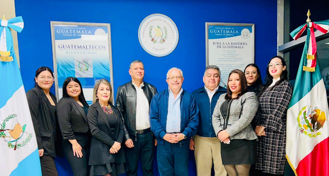Canciller guatemalteco continúa gira de trabajo en consulados de Tijuana y Ciudad de México. / Foto: Minex.