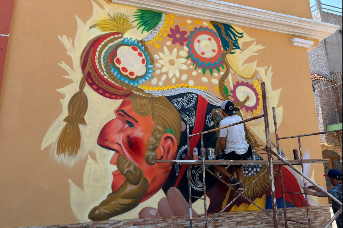 Murales adornan a Santo Domingo, Suchitepéquez./Foto: Inguat.
