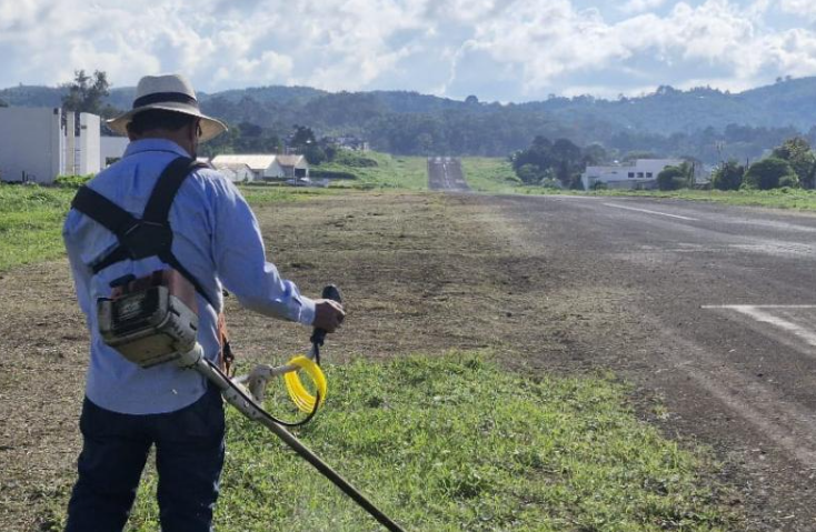 Aeródromo de Cobán avanza con mejoras de infraestructura y seguridad operacional