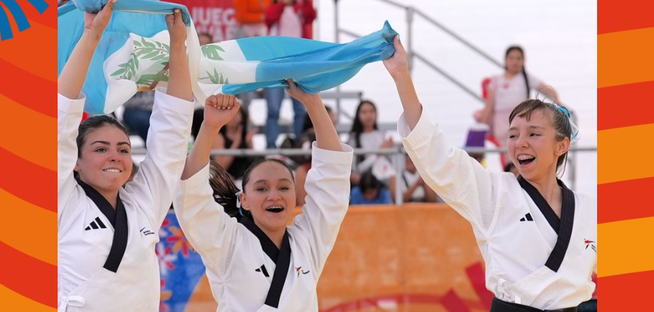 Guatemala arrasa en taekwondo y suma siete medallas en los Juegos Bolivarianos 2025