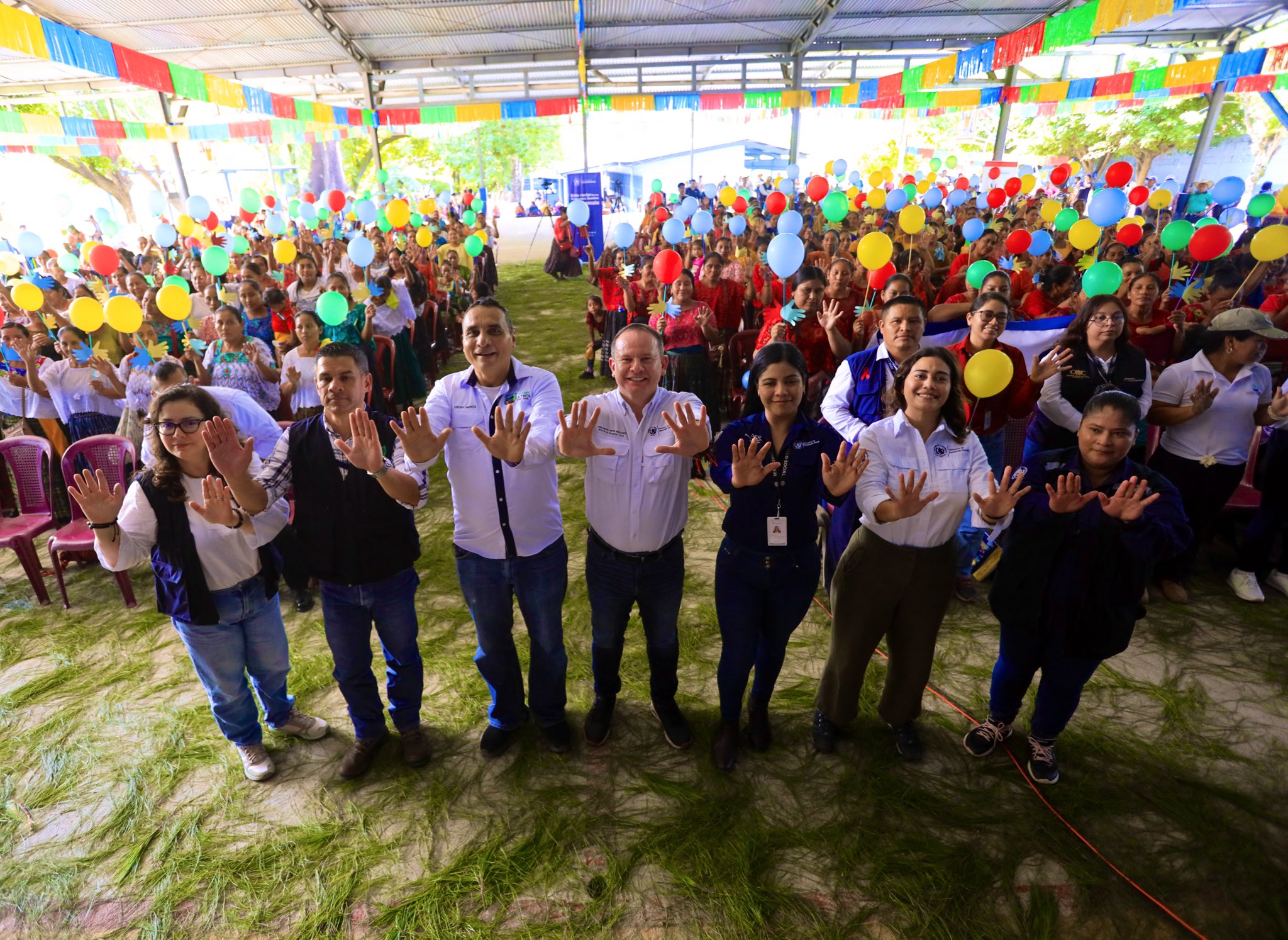 Mides inicia intervenciones de la iniciativa intersectorial Mano a Mano en La Tinta, Alta Verapaz