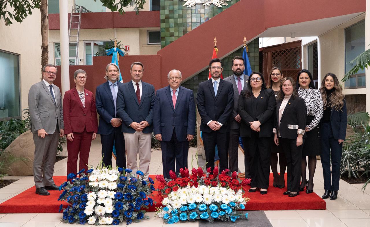 Ministro de Relaciones Exteriores de Luxemburgo efectúa visita oficial a Guatemala. / Foto: Minex.