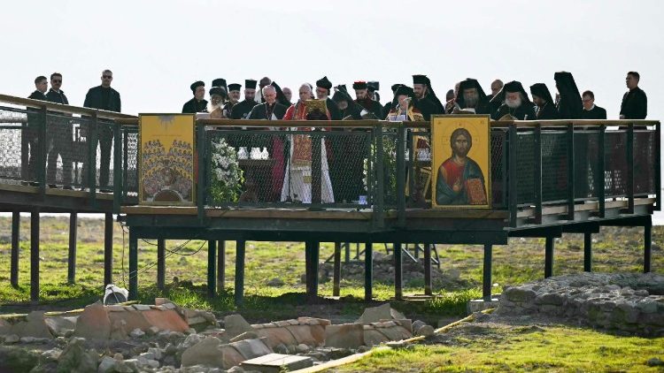 El papa León XIV, durante una de sus actividades en Iznik, Nicea, Turquía.