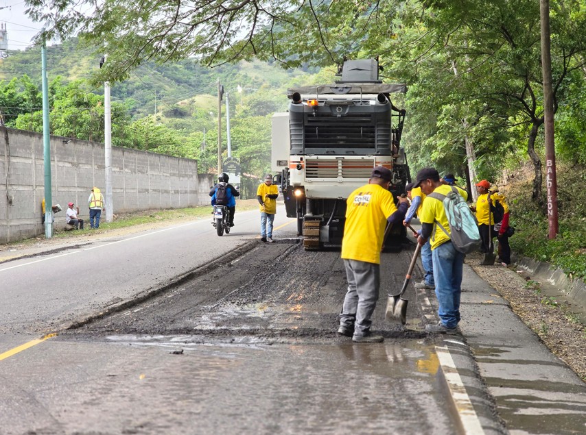 Covial impulsa la recuperación vial en Chiquimula a través del Plan Conecta