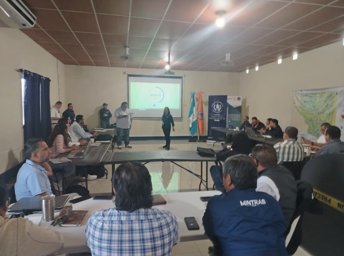 Realizan presentación del Inform y Ranking Departamental de Riesgo de Petén