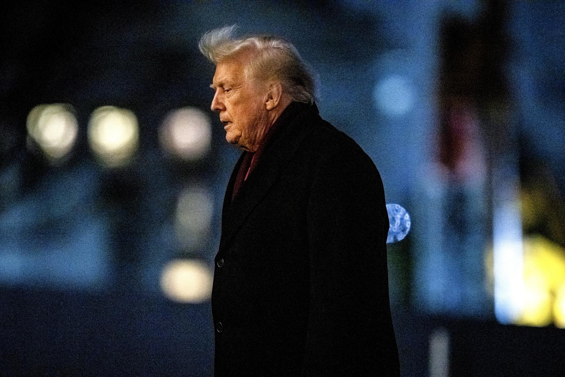 Donald Trump, presidente de Estados Unidos. / Foto: EFE, EPA, Graeme Sloan.