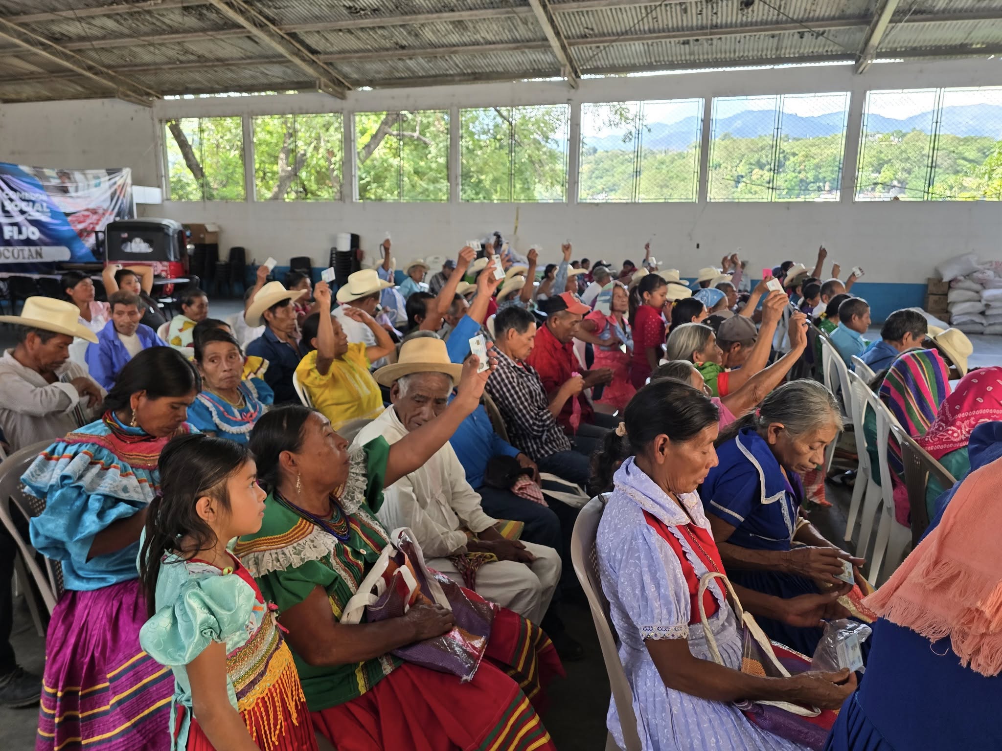 Nuevos beneficiarios del Programa del Adulto Mayor en San Jacinto, Chiquimula