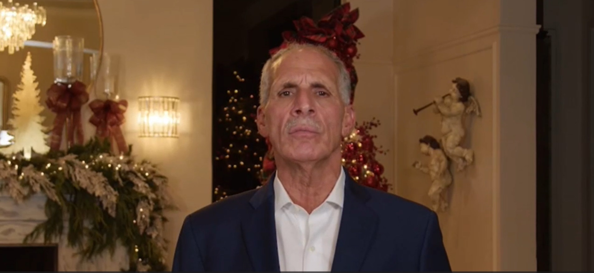 El presidente electo de Honduras, Nasry Asfura, pronuncia un mensaje con motivo de la Navidad.