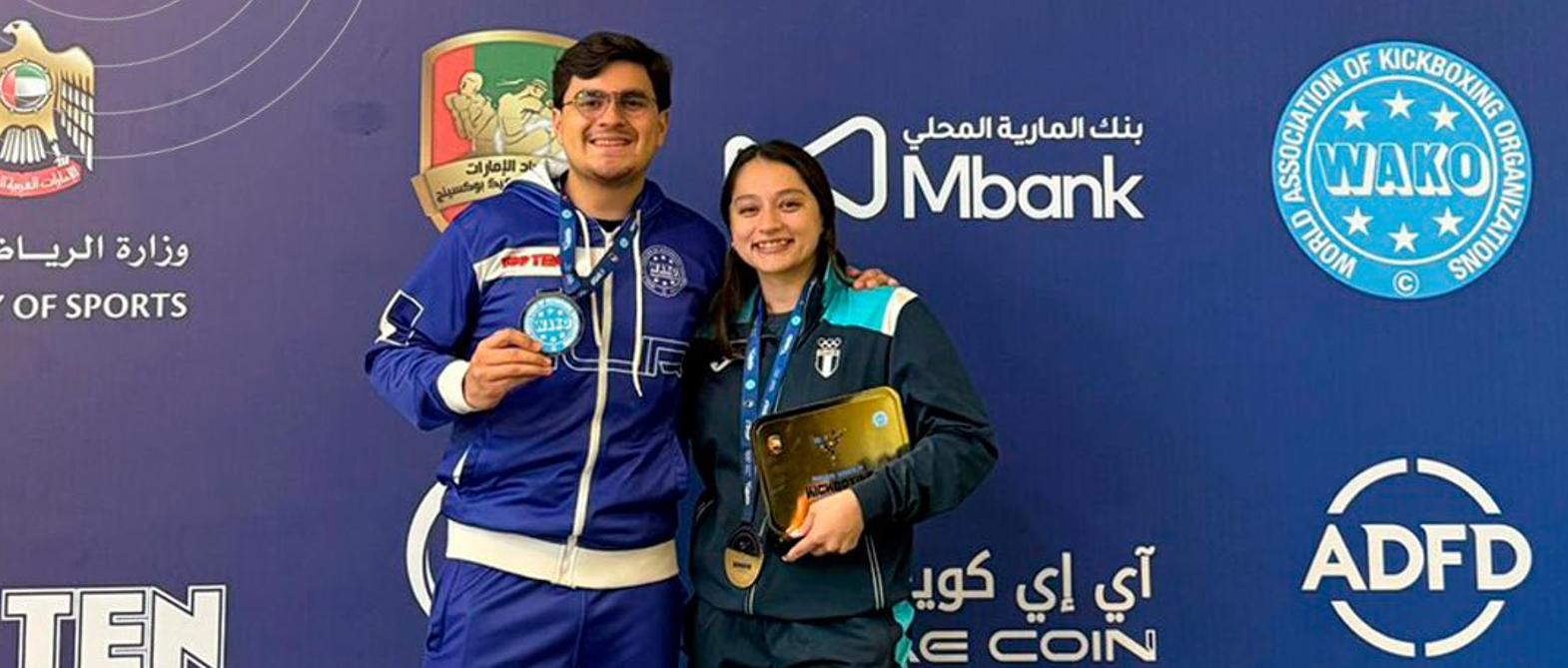 Guatemala conquista Abu Dhabi con oro y plata&nbsp; en el Mundial de Kickboxing