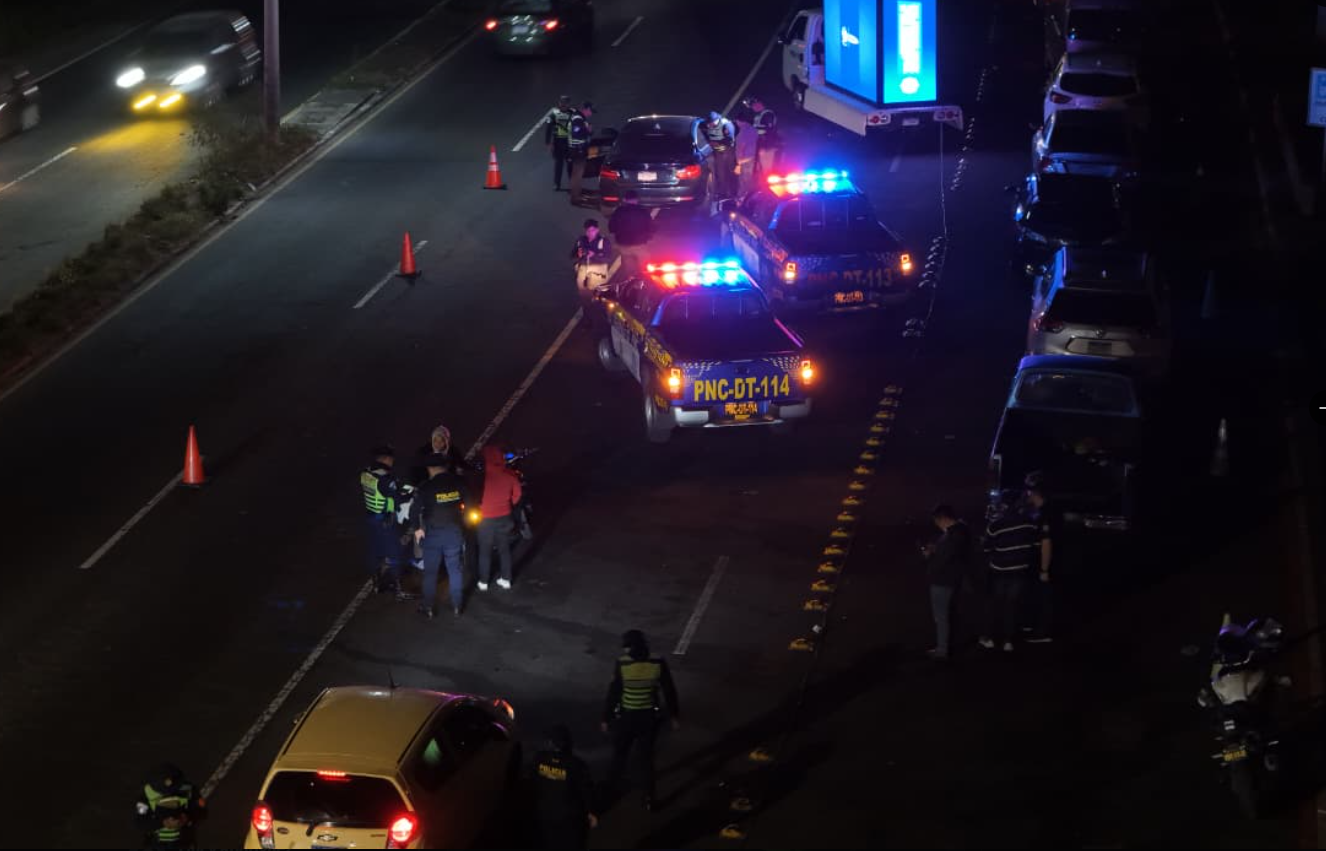 DT-PNC refuerza operativos nocturnos como parte del plan de seguridad vial para fin de año