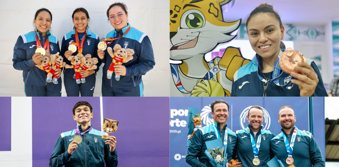 Guatemala condecora a medallistas del 2025