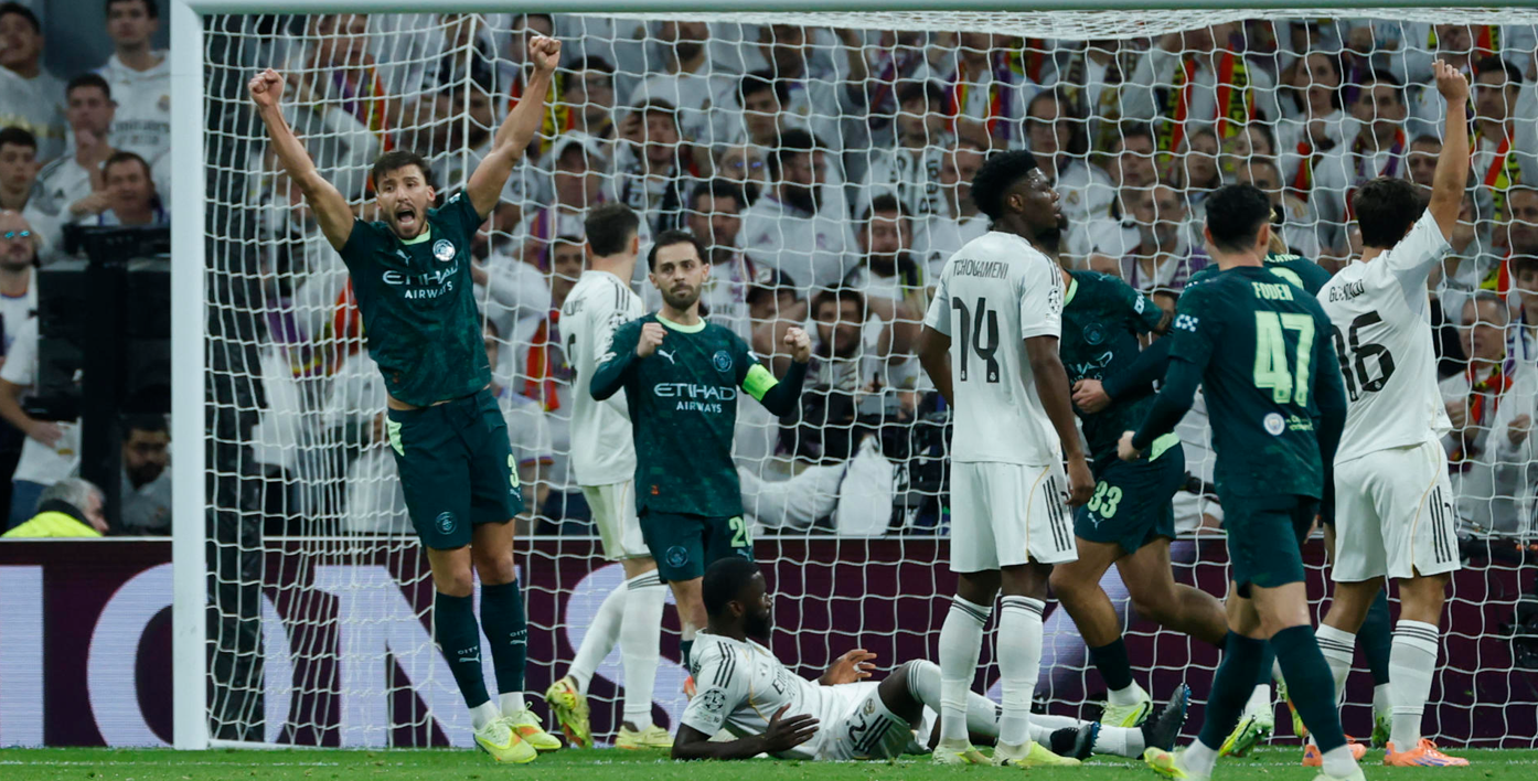 El City de Guardiola desencadena el infierno en el Santiago Bernabéu