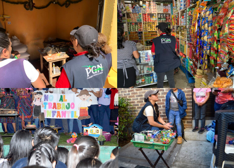 Alertan sobre explotación infantil durante vacaciones escolares en la Ciudad Capital. / Foto: PGN