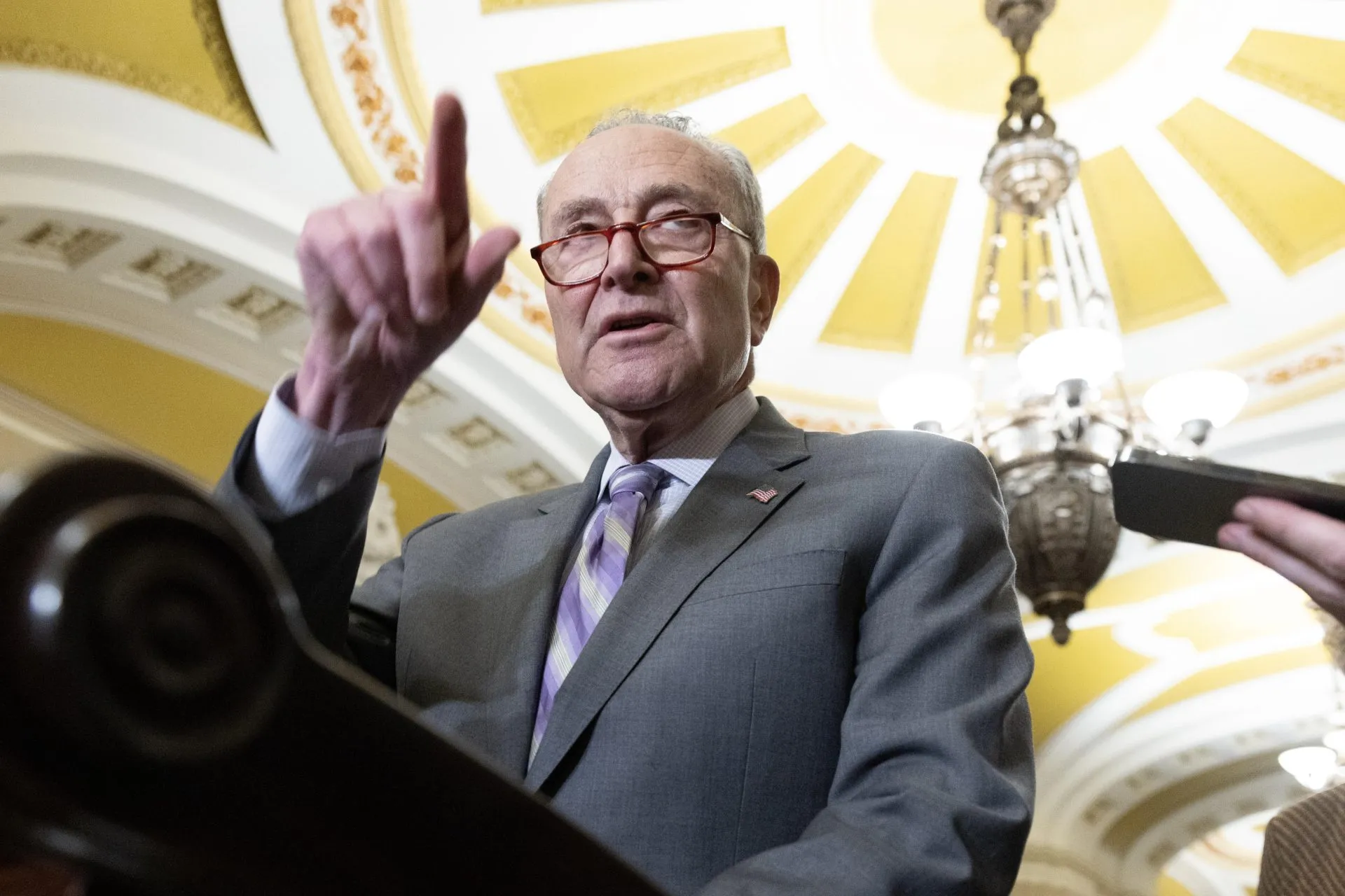 Chuck Schumer, líder demócrata en el Senado de Estados Unidos. / Foto: EFE.