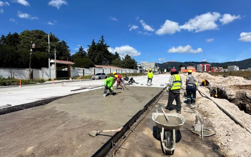 Paso a desnivel en Quetzaltenango avanza con trabajos complementarios clave