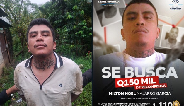 La PNC recaptura al “Soberbio”, sexto recluso fugado de Fraijanes II