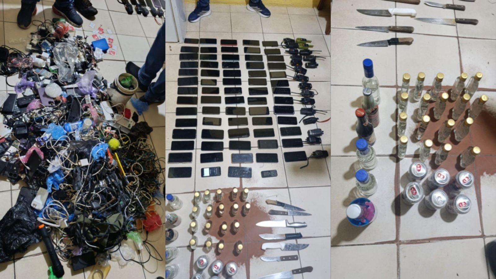 PNC incauta 116 celulares durante requisa en centro de rehabilitación de Izabal