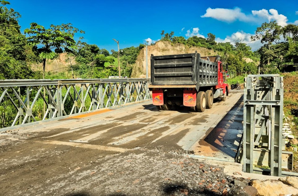 Covial verifica operatividad del desvío temporal en el km 189 de la ruta CITO-180