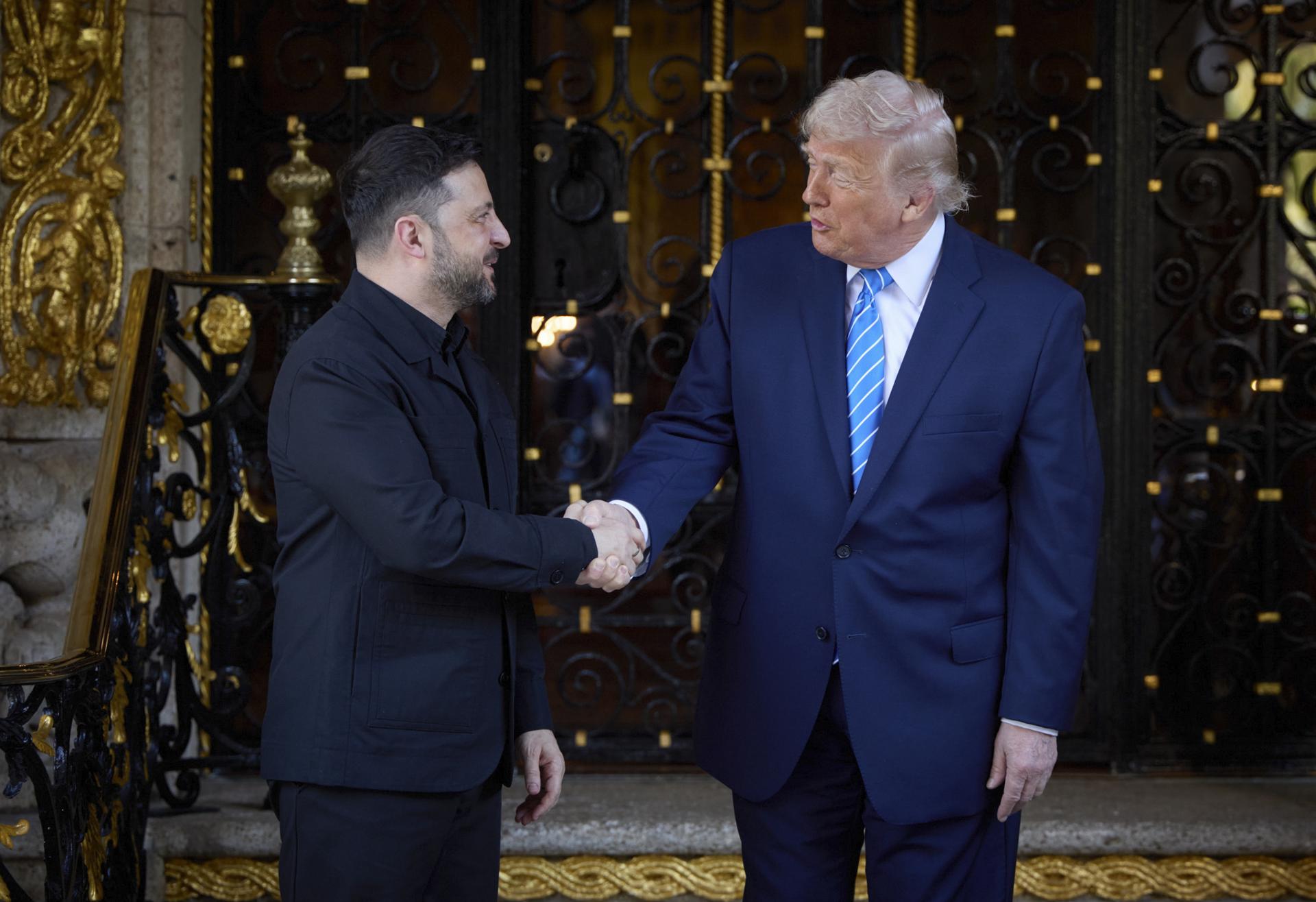 El presidente Trump se reunió con su homólogo Zelenski, de Ucrania. / Foto: EFE.