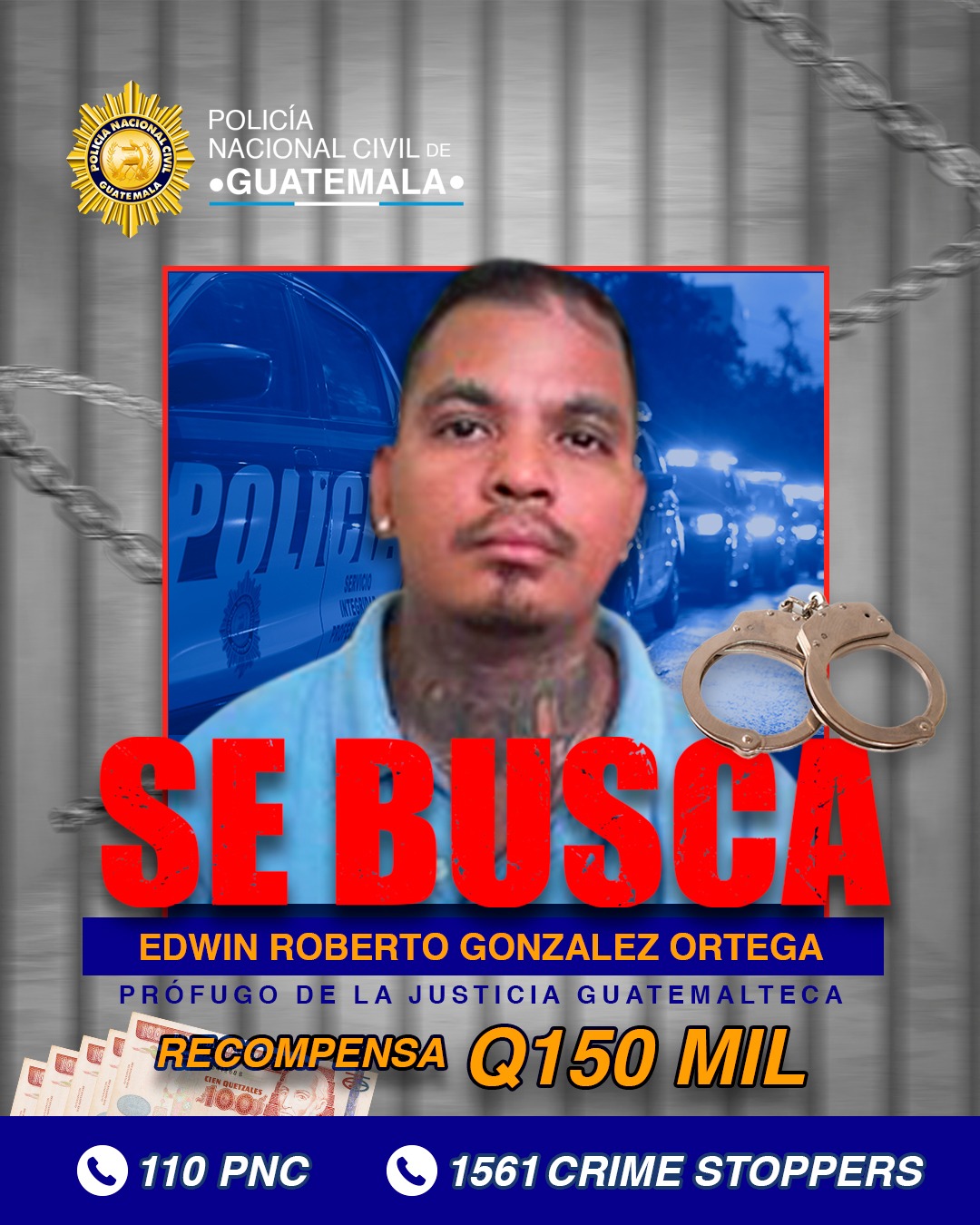 Localizan muerto al terrorista pandillero alias "Psyco" prófugo de la cárcel Fraijanes II