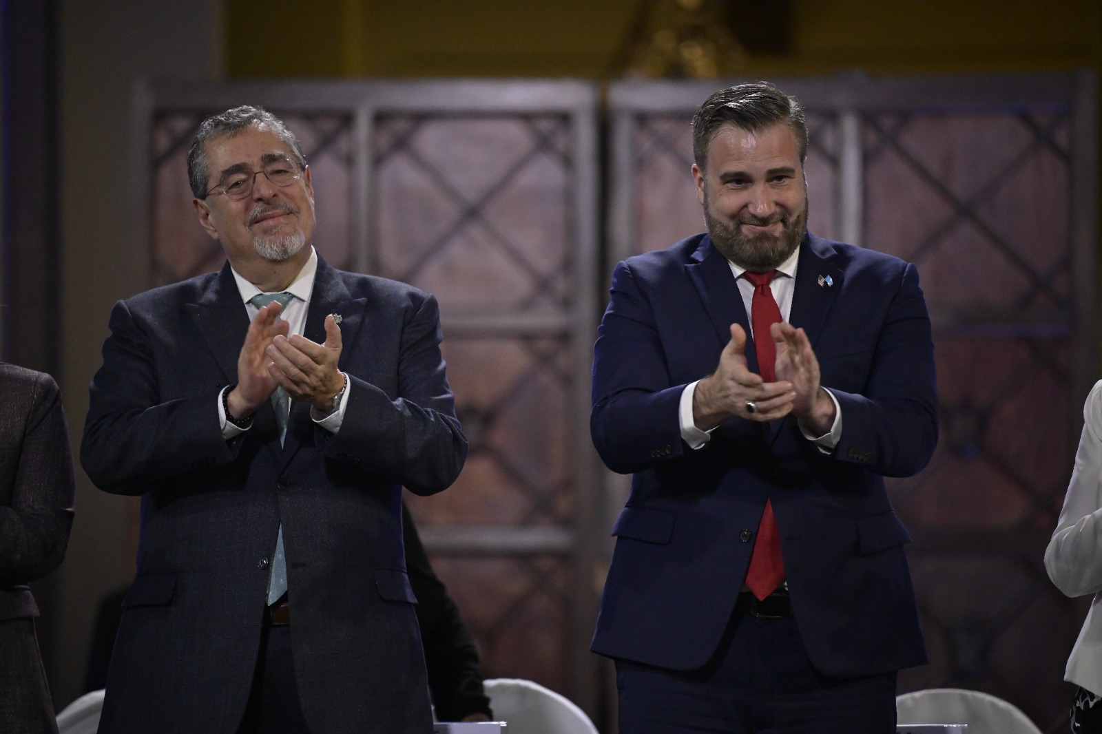 Presidente celebra alianza con Estados Unidos para la construcción de infraestructura./Foto: Álvaro Interiano.