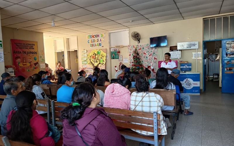Acciones para prevenir infecciones respiratorias en La Libertad, Petén