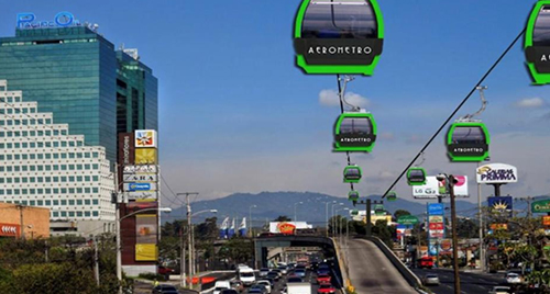 Este lunes 5 de enero se iniciaron los trabajos de construcción del AeroMetro, entre Mixco y la Ciudad de Guatemala.