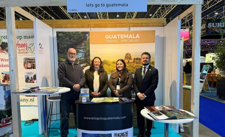 Embajada guatemalteca participa en la feria turística Vakantiebeurs, en Países Bajos