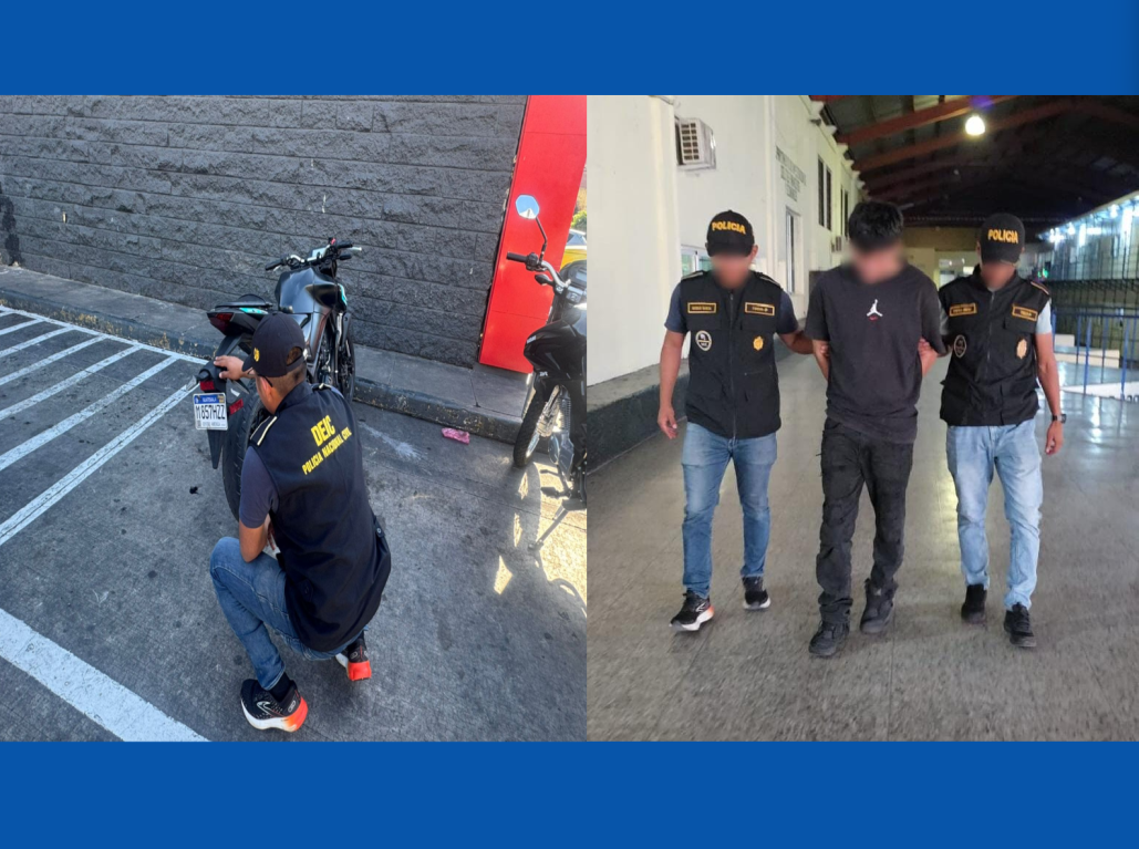 Las autoridades no descartan que el detenido forme parte de una banda organizada, por lo que las investigaciones continúan. / Foto: PNC