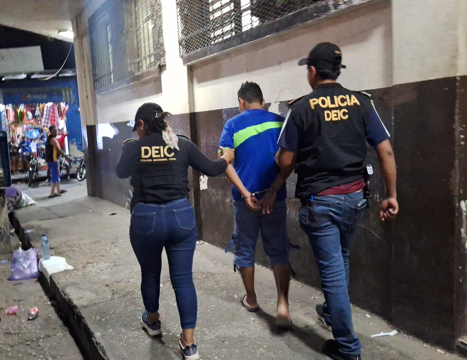 Las autoridades capturaron a Santos N, de 35 años. / Foto: PNC