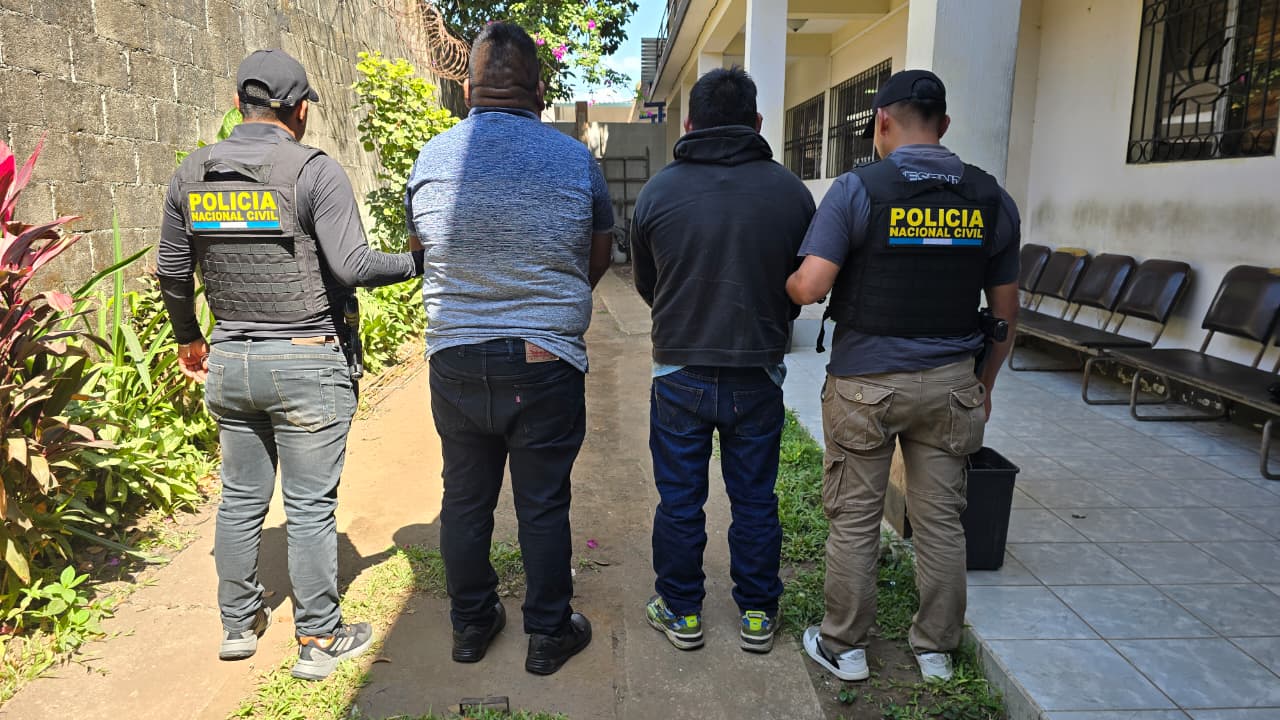 Recapturan a hermanos vinculados a la banda “Los Chocolates” en Escuintla
