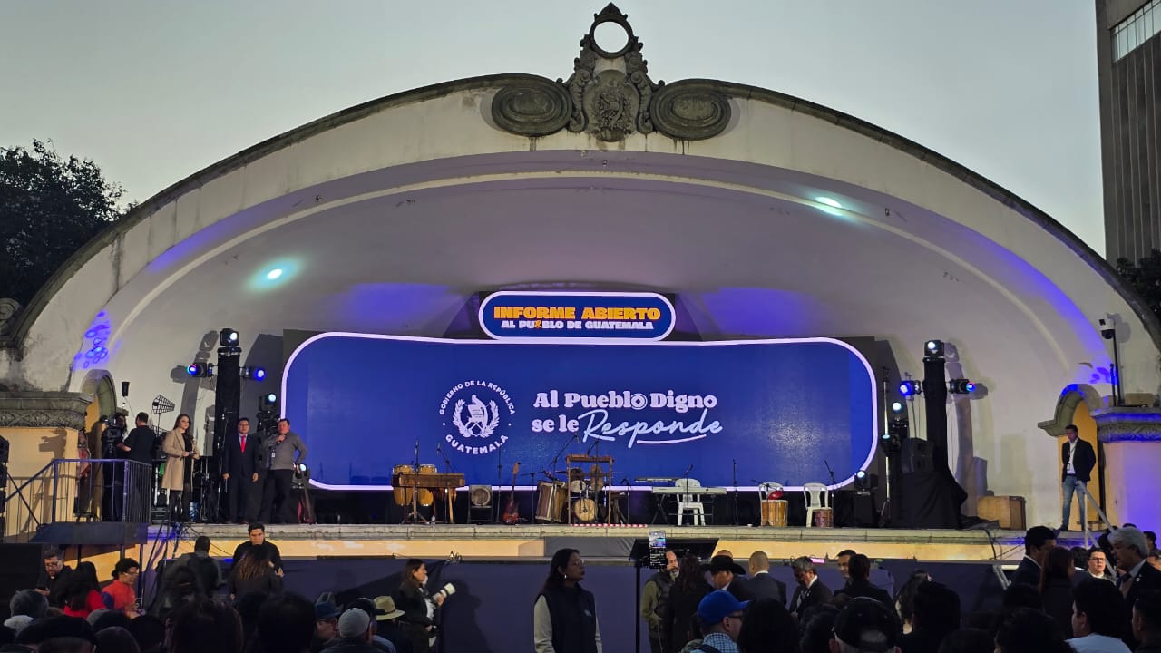 EN VIVO | Presidente Bernardo Arévalo inicia el Informe Abierto al Pueblo de Guatemala