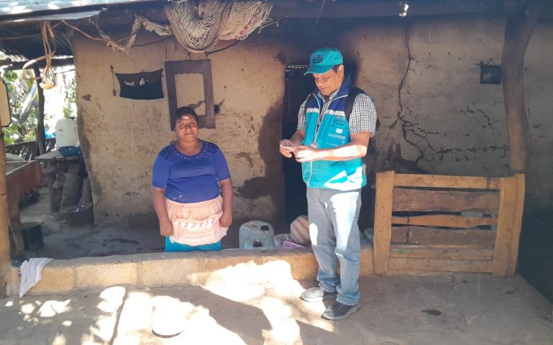 Udevipo y Fopavi llevan a cabo evaluaciones habitacionales en Comapa, Jutiapa