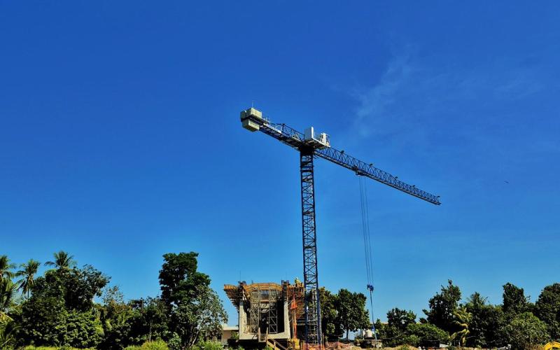 Avances en la construcción del puente de Ocós./Foto: DGT
